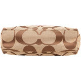Coach Monogram Signature Stripe Tote Handbag