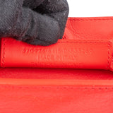 Balenciaga Red Leather Small City Tote Handbag