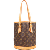 Louis Vuitton Monogram Canvas Bucket PM Shoulder Bag