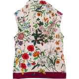 Gucci Multicolor Flora Print Silk Top (IT38)