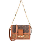 Louis Vuitton Monogram Reverse Canvas Dauphine MM Crossbody Bag