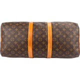 Louis Vuitton Monogram Canvas Keepall 45 Bandoulière Travel Bag