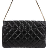 Chanel Quilted Lambskin Medium Single Flap Shoulder Bag