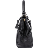 Fendi Black Leather Peekaboo Regular Handbag