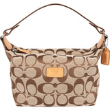 Coach Monogram Signature Canvas Demi Pouch Handbag