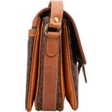 Celine Macadam Monogram Canvas Messenger Crossbody Bag