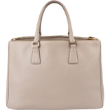 Prada Grey Saffiano Leather Galleria Handbag