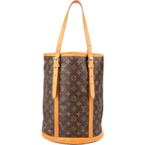 Louis Vuitton Canvas Monogram Bucket GM Shoulder Bag