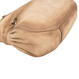 Miu Miu Brown Suede Leather Tote Handbag