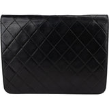Chanel Quilted Lambskin CC Single Flap Shoulder Bag