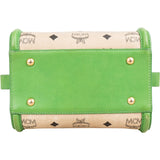 MCM Monogram Visetos Delmy Boston Mini Handbag