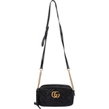 Gucci Matelassé Leather GG Marmont Camera Crossbody Bag