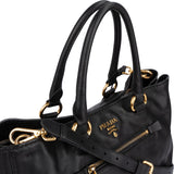 Prada Black Nappa Leather Tote Handbag
