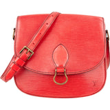 Louis Vuitton Red Epi Leather Saint Cloud GM Crossbody Bag