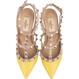 Valentino Garavani Multicolor Leather Rockstud Multi T-Ankle Strap Pumps (36,5)