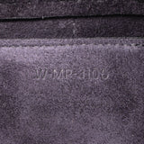 Céline Black Grained Leather Belt Handbag
