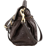 Mulberry Brown Buffalo Leather Small Alexa Satchel Handbag