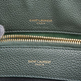 Yves Saint Laurent Grained Calfskin Small Sac de Jour Handbag