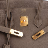 Hermès Taupe Togo Leather Birkin 35 Handbag
