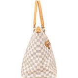 Louis Vuitton Monogram Damier Azur Saleya GM Handbag