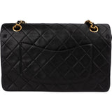 Chanel Quilted Lambskin 24K Gold Medium Double Flap Shoulder Bag