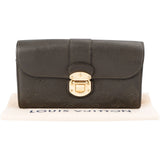 Louis Vuitton Olive Green Mahina Leather Amelia Wallet