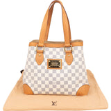Louis Vuitton Monogram Damier Azur Canvas Hamstead MM Shoulder Bag