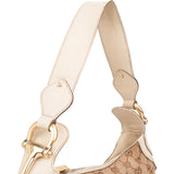 Gucci Monogram GG Canvas Abbey Horsebit Shoulder Bag