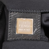 Fendi FF Cotton Baguette Shoulder Bag