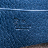 Gucci Pebbled Leather Interlocking GG Wallet On Chain Crossbody Bag