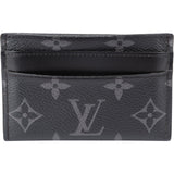 Louis Vuitton Monogram Eclipse Canvas Double Card Holder