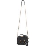 Chanel Caviar Leather Filigree Vanity Case Crossbody Bag
