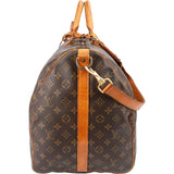 Louis Vuitton Monogram Canvas Keepall 60 Bandoulière Travel Bag