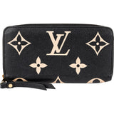 Louis Vuitton Bicolor Monogram Empreinte Leather Zippy Wallet