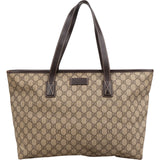 Gucci Monogram GG Supreme Tote Handbag