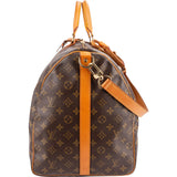 Louis Vuitton Monogram Canvas Keepall 60 Bandoulière Travel Bag