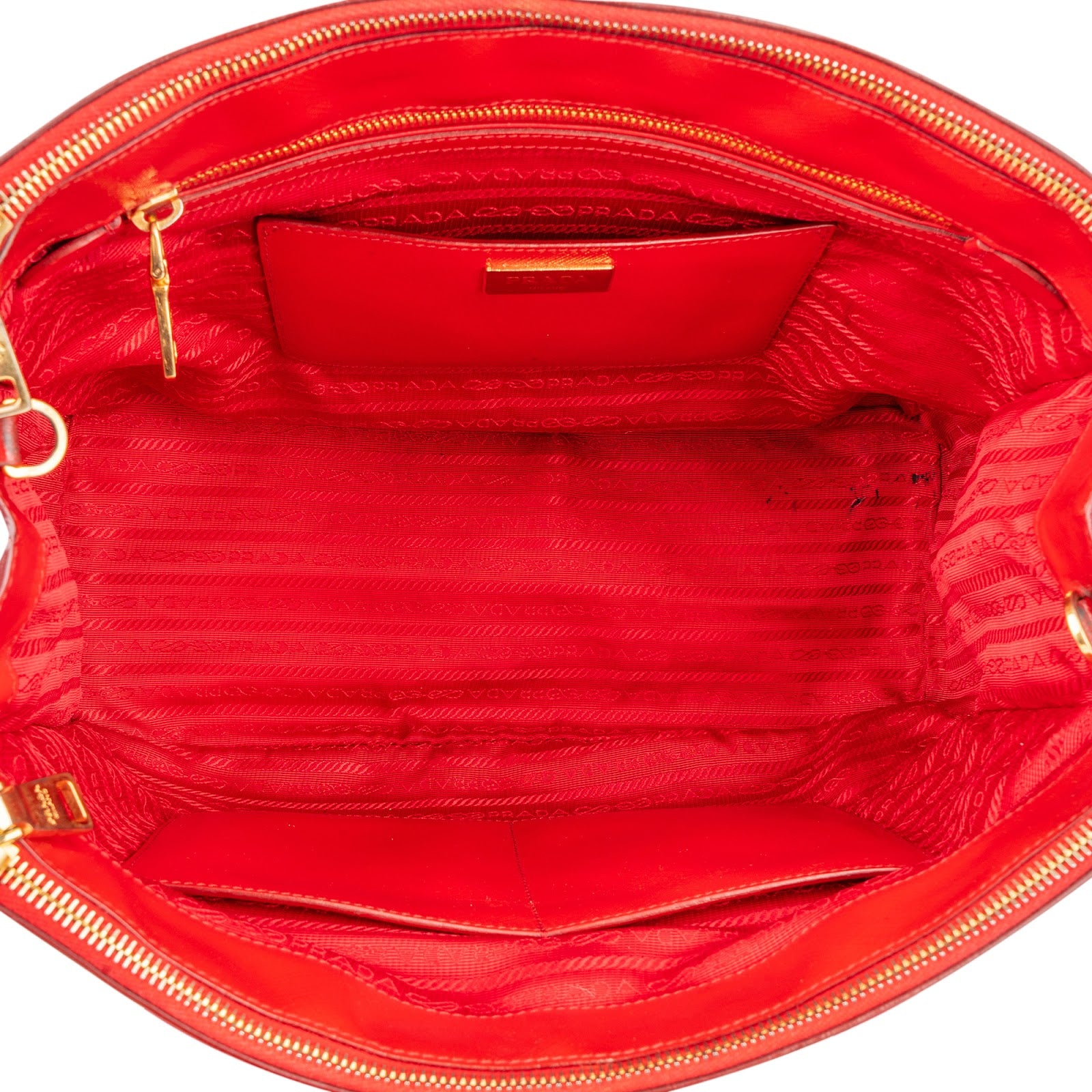 Prada Saffiano Patent Leather Galleria Handbag - vintageandkickz