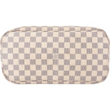 Louis Vuitton Monogram Damier Azur Canvas Neverfull MM Shoulder Bag