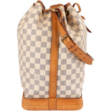 Louis Vuitton Monogram Damier Azur Canvas Sac Noé Grande Shoulder Bag