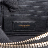 Saint Laurent Black Quilted Leather Becky Crossbody Bag