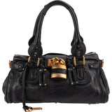 Chloé Grained Leather Paddington Satchel Handbag