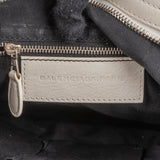 Balenciaga White Leather Small City Handbag