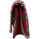 Gucci Tweed Monogram GG Dionysus Super Mini Crossbody Bag