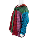Gucci Monogram GG Multicolor Nylon Hooded Rain Jacket (L-XL)
