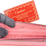 Cartier Patent Leather Happy Birthday Zippy Wallet