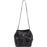 Chanel Quilted Calfskin CC Chain Drawstring Bucket Shoulder Bag