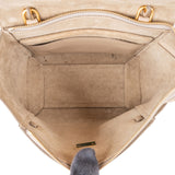 Celine Beige Grained Calfskin Belt Handbag