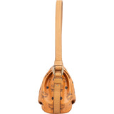 MCM Monogram Visetos Baguette Shoulder Handbag