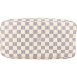 Louis Vuitton Monogram Damier Azur Canvas Neverfull MM Shoulder Bag