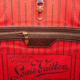Louis Vuitton Monogram Damier Ebene Neverfull MM Shoulder Bag